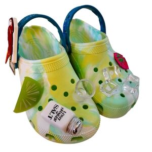 Margaritaville Crocs Jimmy Buffett style. Fits Women size 7 or Men size 5.